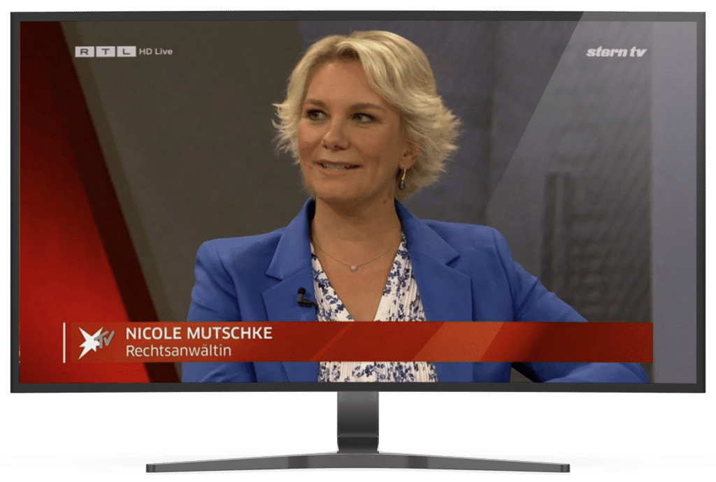 Rechtsanwältin Nicole Mutschke bei sternTV Spezial