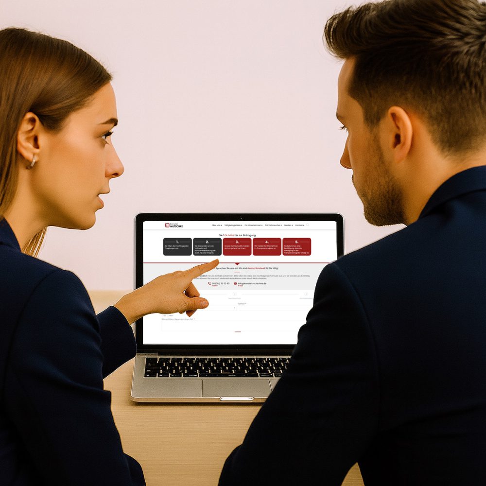 Transparenzregister Eintrag ins Transparenzregister schnell und einfach Kanzlei Mutschke Rechtsanwaltsgesellschaft mbH